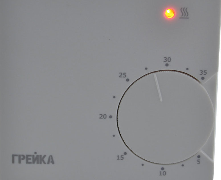 <span style="font-weight: bold; font-style: italic;">Терморегулятор электронный с выключателем.</span>